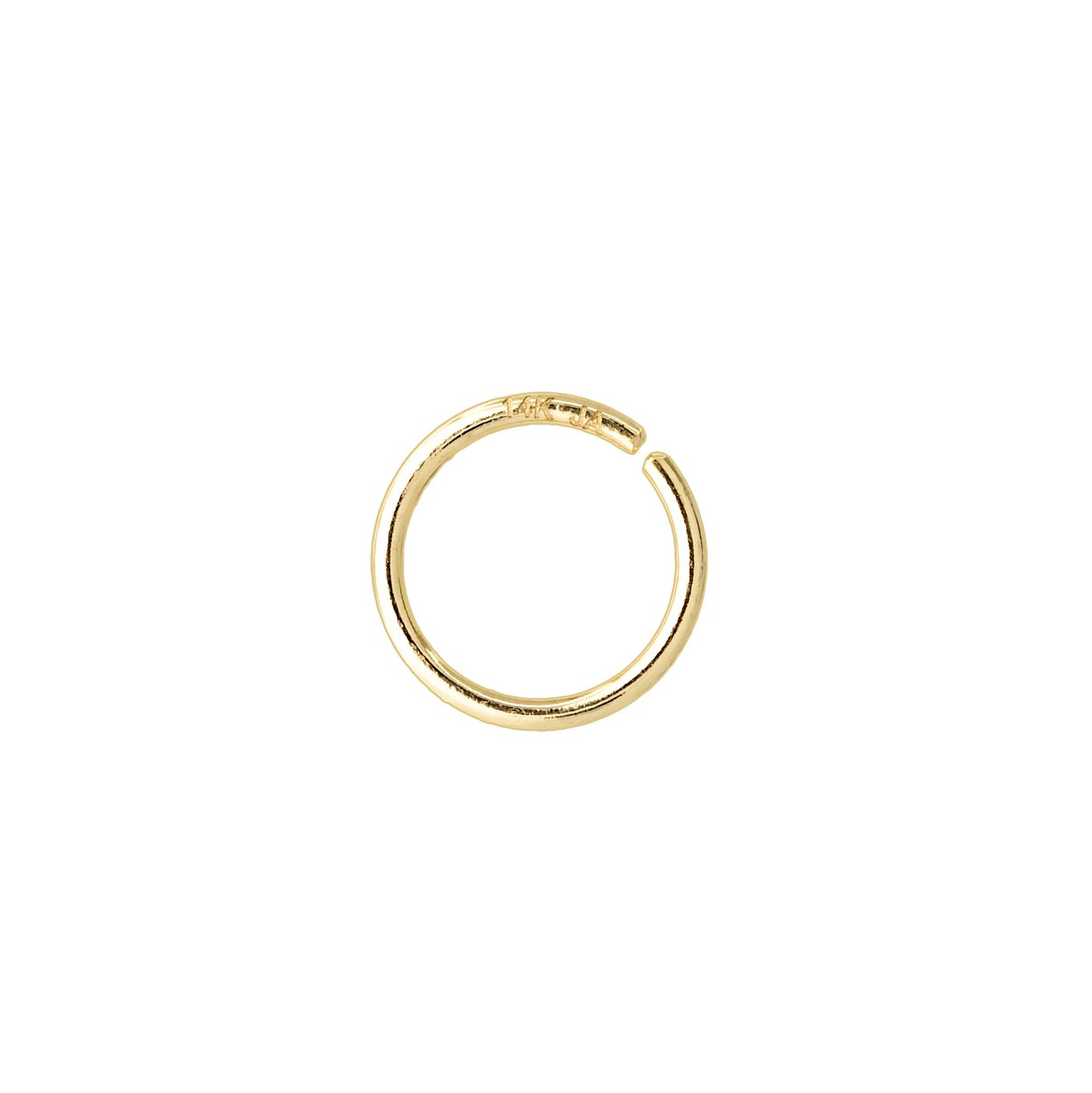 Jewelry Avalanche 20G 14K Yellow Gold Seamless Nose Hoop Ring, Twist-open Ring