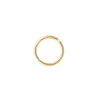 Jewelry Avalanche 20G 14K Yellow Gold Seamless Nose Hoop Ring, Twist-open Ring