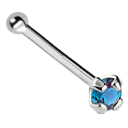Jewelry Avalanche 22G 14K Gold Ball-end Nose Stud with Alexandrite Gemstone