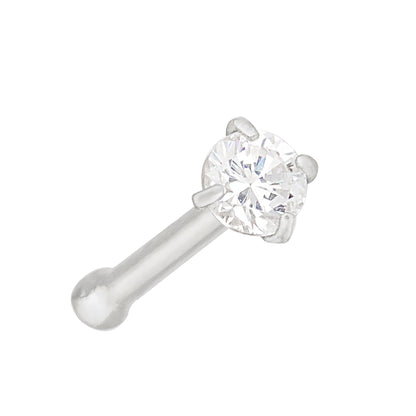 Jewelry Avalanche 1.5mm-3mm CZ Solid 22G 14K Gold Nose Bone Nose Stud