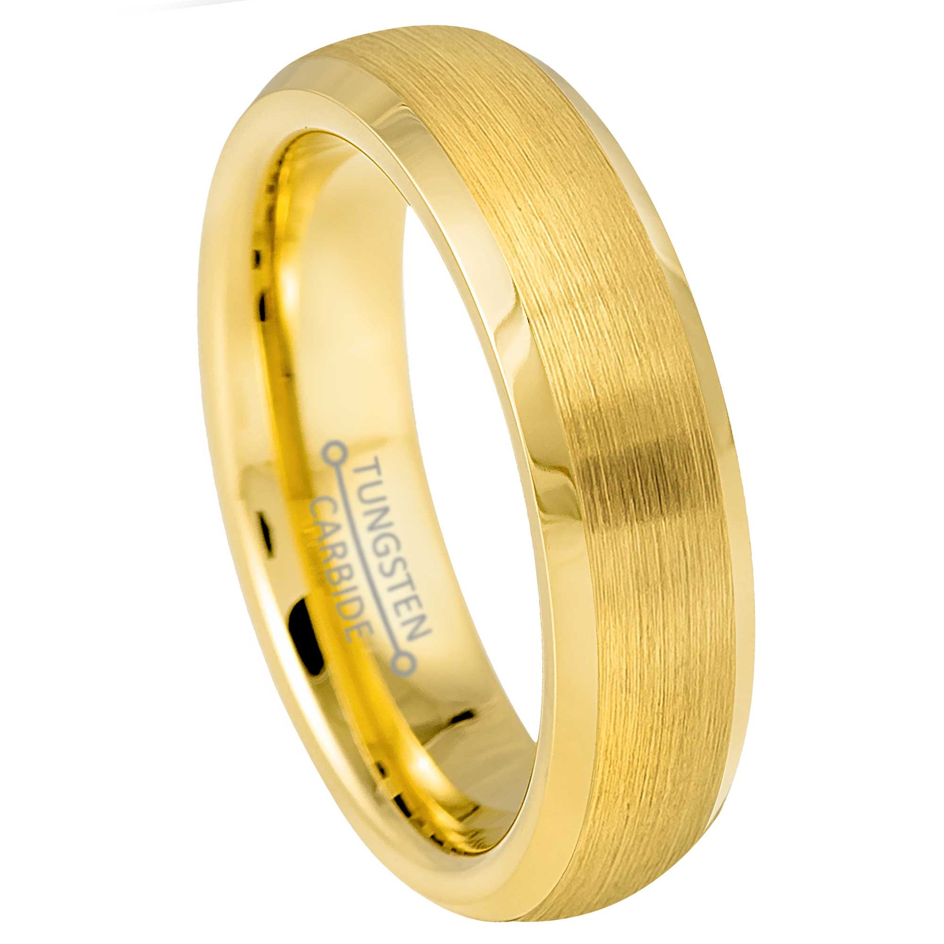 jewelry-avalanche-gold-ip-dome-brushed-center-beveled-tungsten-carbide-wedding-band-comfort-fit-6mm
