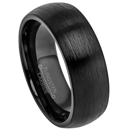 jewelry-avalanche-black-brushed-brushed-finish-dome-tungsten-carbide-wedding-band-comfort-fit-8mm