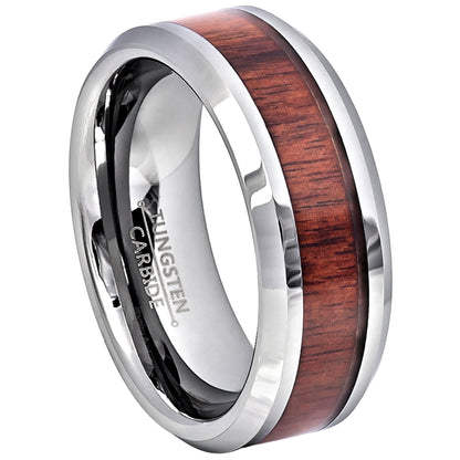 jewelry-avalanche-mahogany-wood-inlay-beveled-tungsten-carbide-wedding-band-comfort-fit-8mm