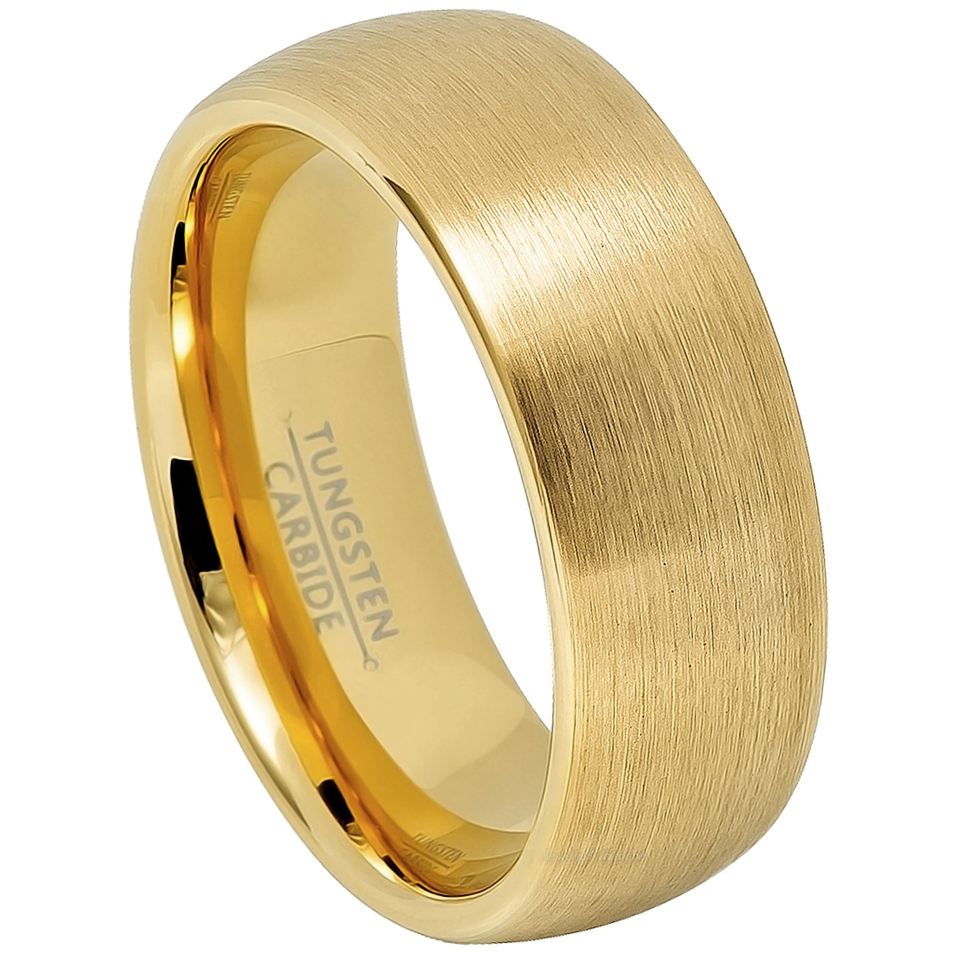 jewelry-avalanche-gold-ip-brushed-finish-dome-tungsten-carbide-wedding-band-comfort-fit-8mm