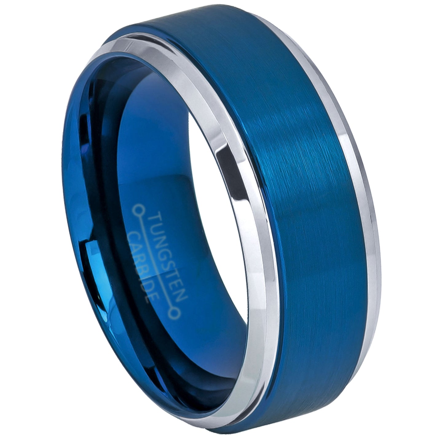 jewelry-avalanche-blue-brushed-finish-polished-stepped-beveled-tungsten-carbide-wedding-band-comfort-fit-9mm