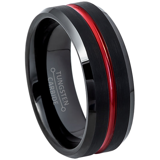 jewelry-avalanche-black-brushed-sides-red-ip-grooved-center-beveled-tungsten-carbide-wedding-band-comfort-fit-8mm