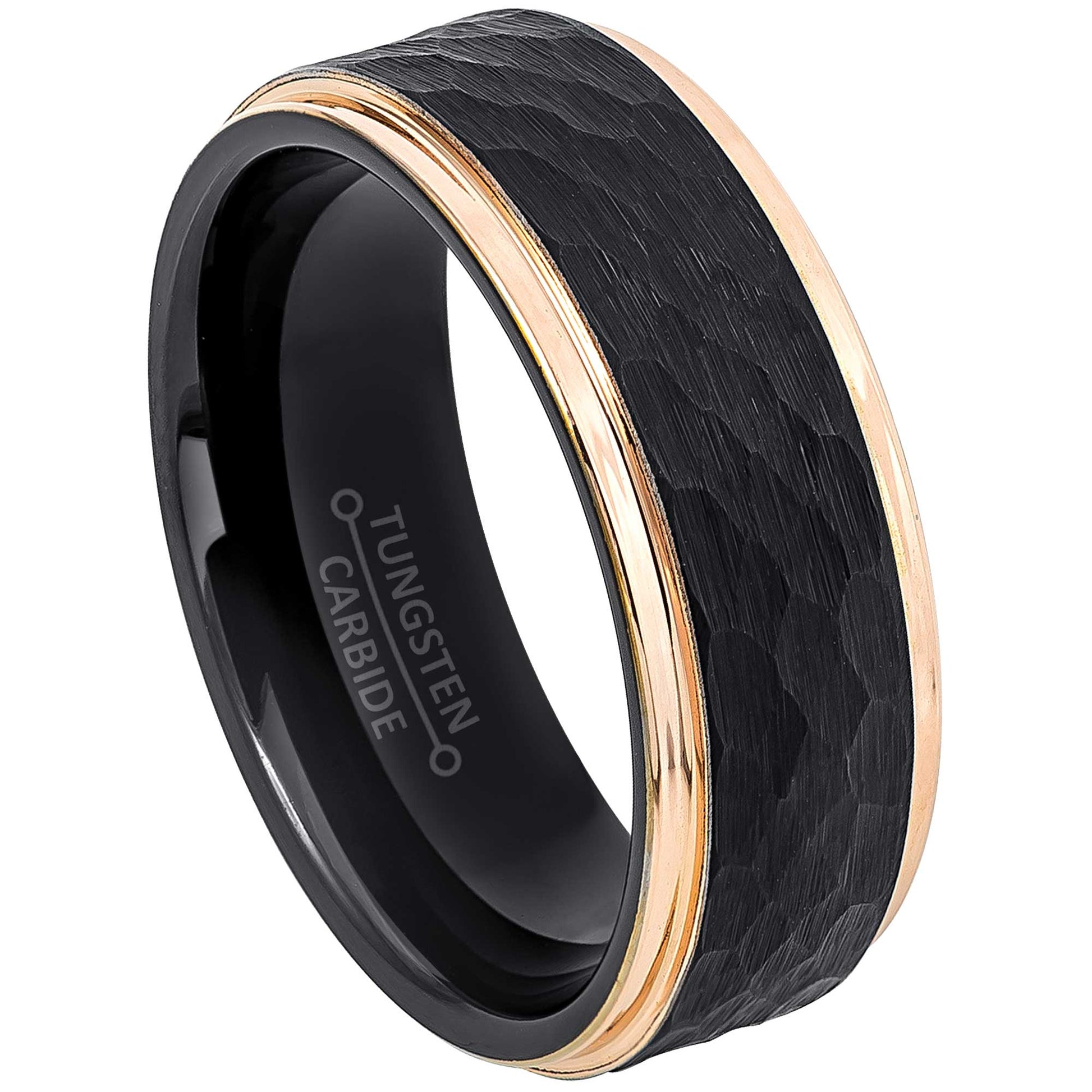 jewelry-avalanche-black-hammered-center-rose-gold-ip-stepped-tungsten-carbide-wedding-band-comfort-fit-8mm