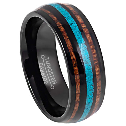 jewelry-avalanche-black-ip-koa-wood-and-turquoise-inlay-dome-tungsten-carbide-wedding-band-comfort-fit-8mm