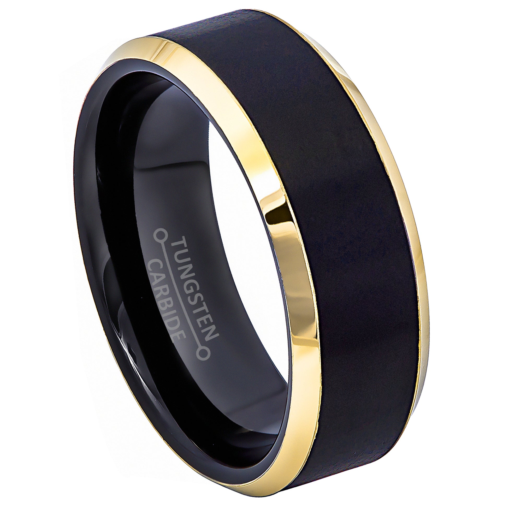jewelry-avalanche-matte-finish-mens-black-gold-tungsten-carbide-wedding-band-comfort-fit-beveled-edge-8mm
