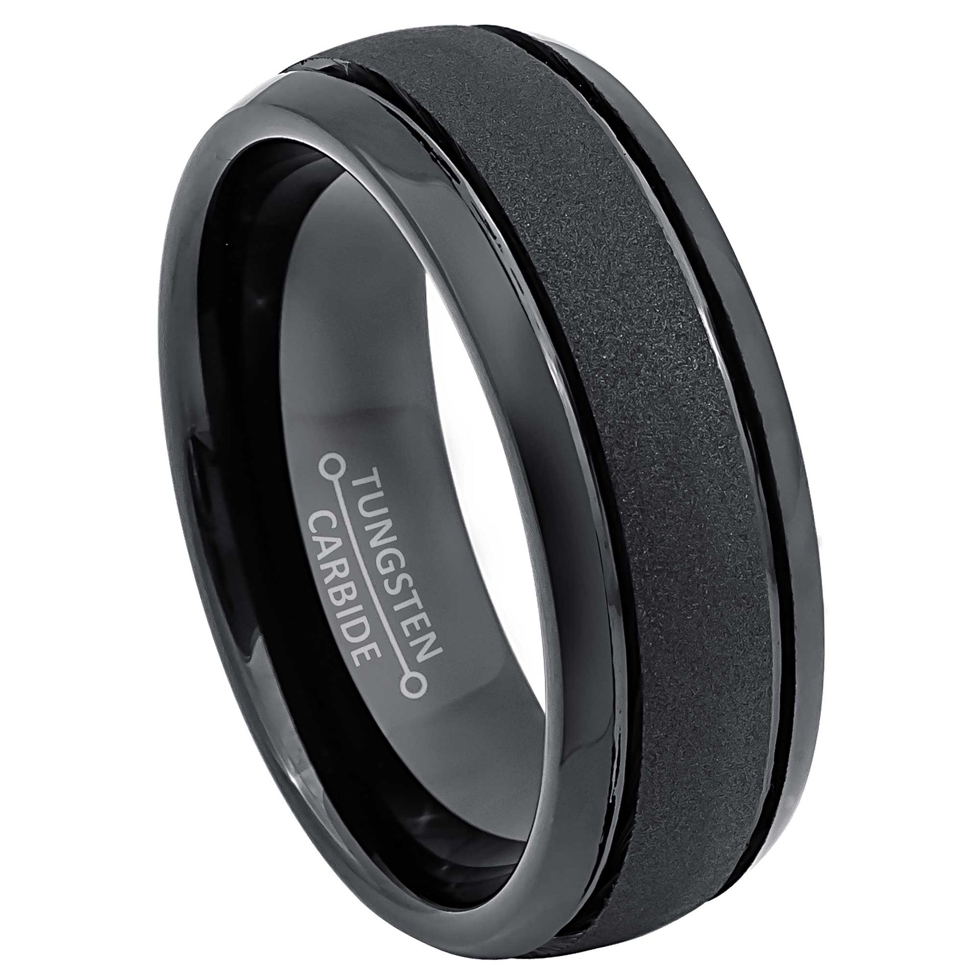 jewelry-avalanche-black-ip-sandstone-finish-dome-tungsten-carbide-wedding-band-comfort-fit-8mm