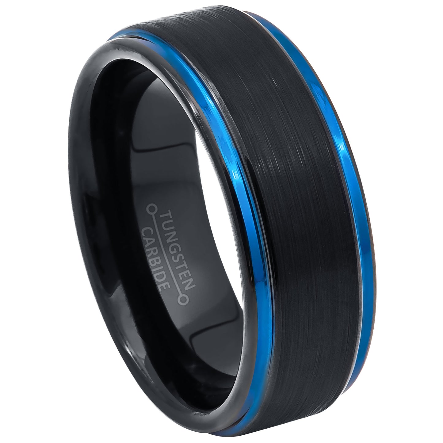 jewelry-avalanche-black-ip-brushed-finish-blue-ip-stepped-tungsten-carbide-wedding-band-comfort-fit-8mm-#901