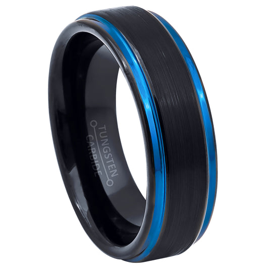 jewelry-avalanche-black-ip-brushed-finish-blue-ip-stepped-tungsten-carbide-wedding-band-comfort-fit-6mm-#902
